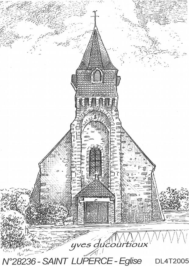 N 28236 - ST LUPERCE - église